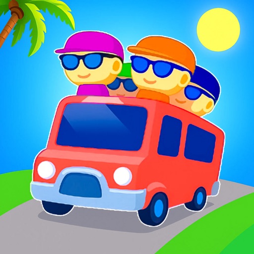 Tap Bus: Color Pickup Game